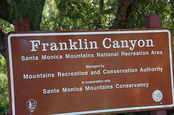 Franklin Canyon.Lake Road