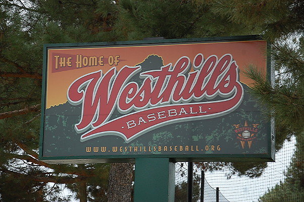 West Hills Baseball Parking Lot