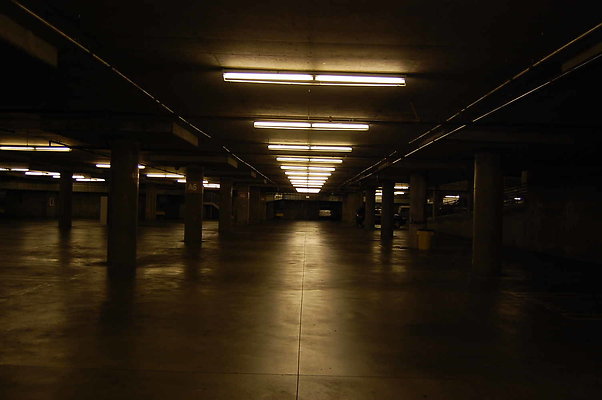 LA Convention Center Underground Parking Structure. South Hall.A Level &amp; E Level