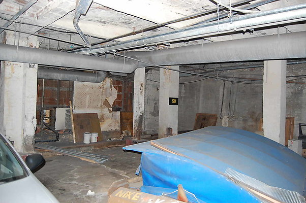 Alexandria Hotel underground garage