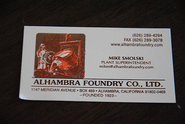 Alhambra Foundry Co.Alhambra