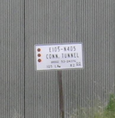 Tunnel 105 E to 405 N