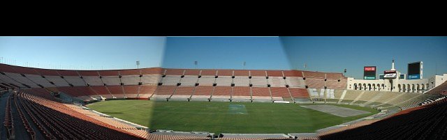 L.A. Coliseum Field Pan