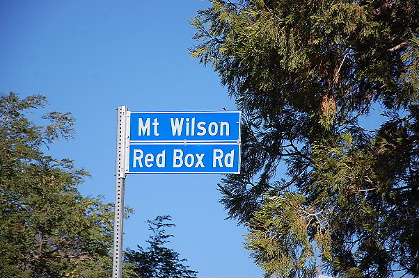 Mt. Wilson.Red Box Road
