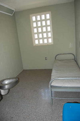 Lockup.Holding cells.Nellis.prison