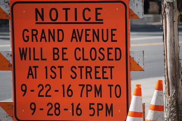 Grand Ave.1st to Hope.DTLA