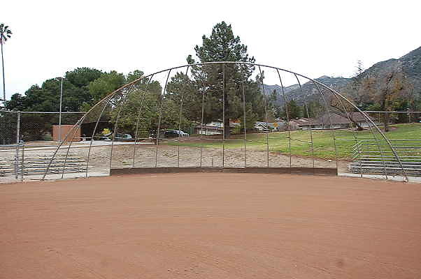 Farnsworth Park.Baseball Fields.LA County.Altadena.Mound Curve Field