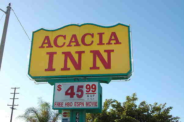 Acacia Inn.Motor Hotel.Hawthorne