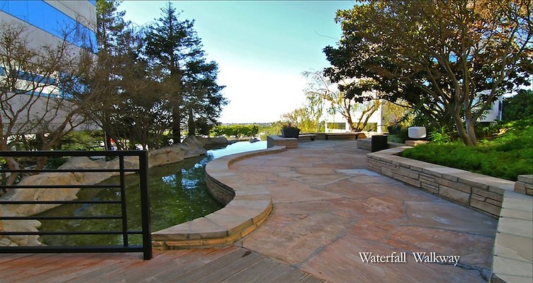 waterfall-walkway
