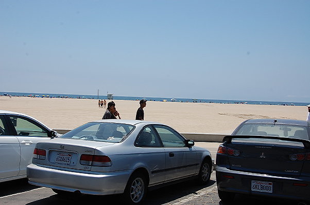 Parking Lot.Santa Monica Beach Lot No. of Pier