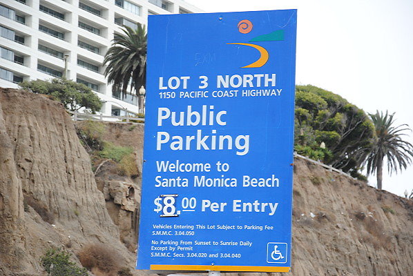 Beach Parking Lot 3 North.Santa Monica