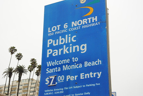 Beach Parking Lot 6 North.Santa Monica