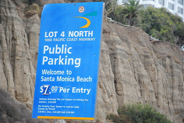 Beach Parking Lot 4 North.Santa Monica