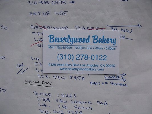 Beverly Wood Bakery