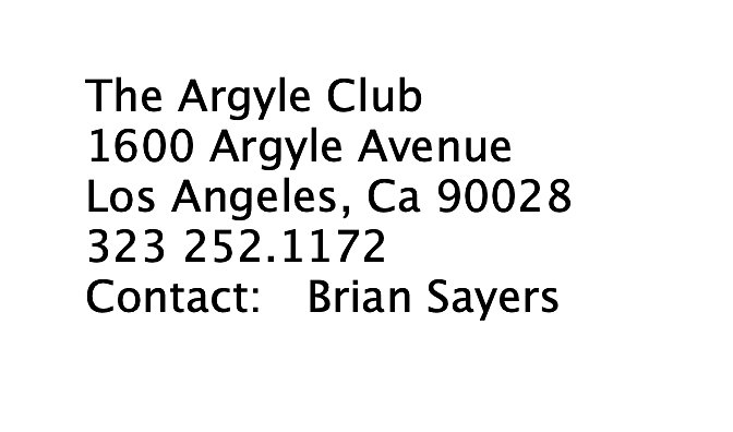 z.The,Argyle.Club.LA