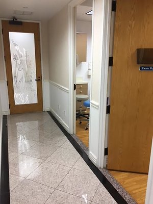 Exam Rooms in Hallway
