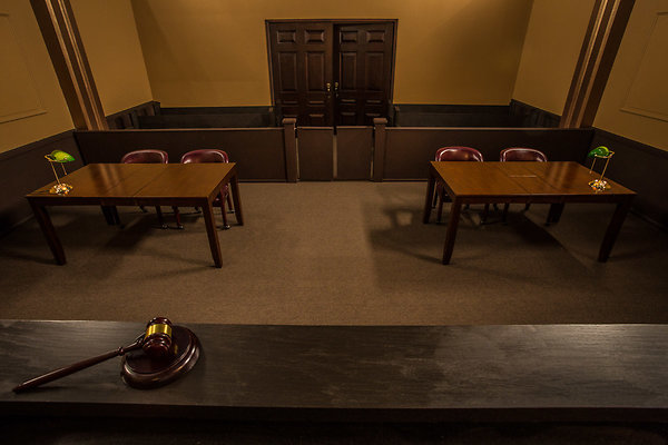 FIlm Studio LA Courtroom Set.Pico Rivera